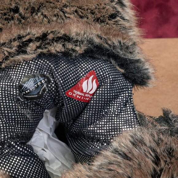 Columbia Women Heavenly Omni heat Fabric Brown Waterproof Winter Boots sz 8 - Picture 7 of 8